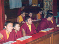 Buddhistische Mönche in Bodnath